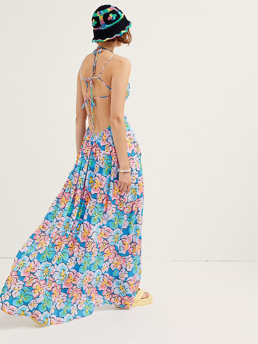 For Love & Lemons Yasmin Floral Maxi Dress
