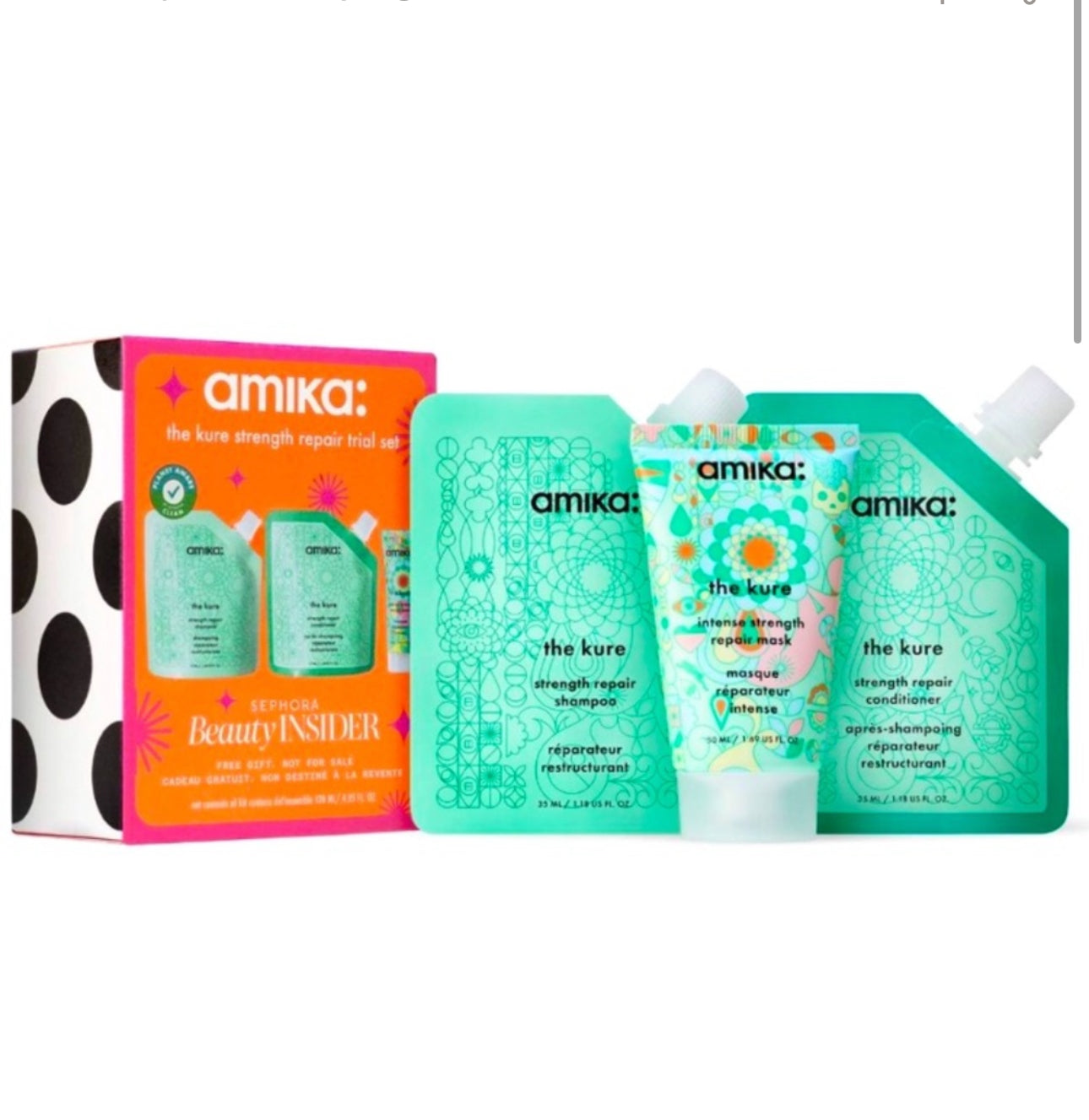 Amika The Kure Strength Repair Set from Sephora Beauty insider