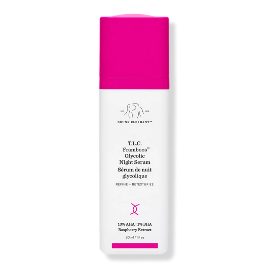 Drunk Elephant  T.L.C. Framboos™ Glycolic Resurfacing Night Serum
